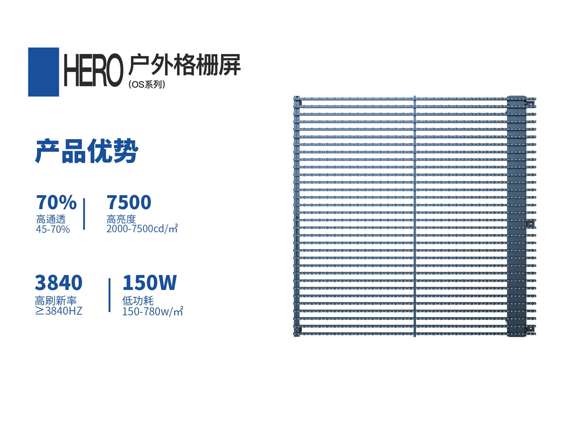 戶外格柵屏的防水等級選擇？
